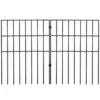 17 In. H X 13 In. L Garden Fence No Dig Fence Animal Barrier Fence With 1.5 In. Spike Spacing Be Made Of Carbon Steel