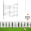 Garden Fence No Dig Fence 36.6 In. H X 29.5 In. L Animal Barrier Fence With 2.5 In. Spike Spacing (5-Pack)
