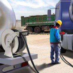 Fuel Hose Reel 3/4 In. X 50 Ft. Extra Long Retractable Diesel Hose Reel With Automatic Refueling Gun For Ship, Vehicle 19 Fuel Hose Reel 3/4 In. X 50 Ft. Extra Long Retractable Diesel Hose Reel With Automatic Refueling Gun For Ship, Vehicle -Vevor black hose reels cyr50ft34inchd7nev0 31 1000