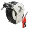 Fuel Hose Reel 1 In. X 50 Ft. L Retractable Diesel Hose Reel Heavy-duty Steel Construction For Aircraft, Ship
