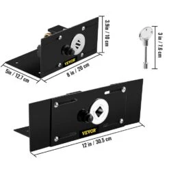 Fire Pit Gas Burner Spark Ignition Kit 300K BTU Fire Pit Ignition System With 1/2 In. Key Valve Fire Pit Igniter, Black -Vevor black vevor accessories rqtz64d76p7niav9cv0 76 1000