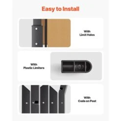 12 Ft. X 10 Ft. Outdoor Pergola, Arched Top Metal Pergola, Retractable Pergola With Sun Shade Canopy 14 12 Ft. X 10 Ft. Outdoor Pergola, Arched Top Metal Pergola, Retractable Pergola With Sun Shade Canopy -Vevor black vevor canopy tents gxlpl12ftw10x63lkv0 44 1000