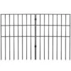Garden Fence No Dig Fence 17 In. H X 13 In. L Animal Barrier Fence With 1.5 In. Spike Spacing For Yard Patio, (28 Pack)
