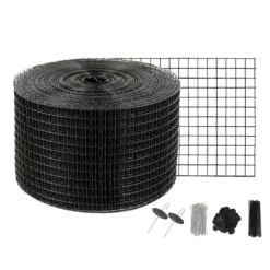 8 In. X 100 Ft. Solar Panel Bird Guard, No Power Source, Critter Guard Roll Kit 100-Pieces Stainless Steel Fasteners