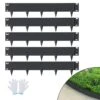 Steel Landscape Edging 5-pack Steel Garden Edging Borders 39 In. L X 4 In. H Strips Hammer-in Edging Border -Vevor black vevor metal edging cppz4inch162yc9mov0 64 1000