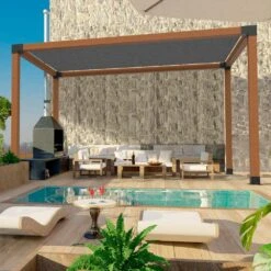 Pergola Bracket Kit 6 In. X 6 In. 8-Piece 3-Way Heavy-Duty Corner Bracket Woodworks DIY Post Base Kit Easy Installation -Vevor black vevor pergola accessories lpjjtzst8pcs31ns1v0 31 1000