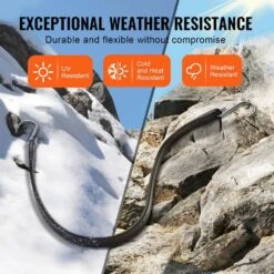 10 Piece Flat Bungee Cord, 20 Mm Heavy Duty Bungee Straps W/ Steel S-Hooks, 24 In. Elastic Bungee Rope For Cargo, Tarps -Vevor black vevor plant hangers dlkzd24inch1f1zymv0 4f 1000