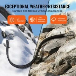 50 Piece Flat Bungee Cord, 19.8 Mm Heavy Duty Bungee Straps With Steel S-Hooks, 31 In. Elastic Bungee Rope For Cargo -Vevor black vevor plant hangers dlkzd31inch5oswmjv0 4f 1000