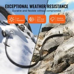 10 Piece Flat Bungee Cord, 20 Mm Heavy Duty Bungee Straps W/ Steel S-Hooks, 36 In. Elastic Bungee Rope For Cargo, Tarps -Vevor black vevor plant hangers dlkzd36inch1y2zi5v0 4f 1000