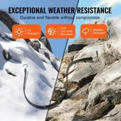 4 Piece Flat Bungee Cord, 20 Mm Heavy Duty Bungee Straps With Steel S-Hooks, 40 In. Elastic Bungee Rope For Cargo -Vevor black vevor plant hangers dlkzd40inch4tr3fjv0 4f 1000