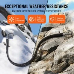 20 Piece Flat Bungee Cord, 20 Mm Heavy Duty Bungee Straps With Steel S-Hooks, Includes 15 In., 21 In., 36 In., Elastic -Vevor black vevor plant hangers dlkzdw20pcsbt2dwnv0 4f 1000