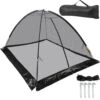 Pond Cover Dome 7 Ft. X 9 Ft. Garden Pond Net 1/2 In. Mesh Dome Pond Net Covers With Zipper And Wind Rope, Black 1 Pond Cover Dome 7 Ft. X 9 Ft. Garden Pond Net 1/2 In. Mesh Dome Pond Net Covers With Zipper And Wind Rope, Black -Vevor black vevor plant tree covers hybhz7x9ft0000001v0 64 1000