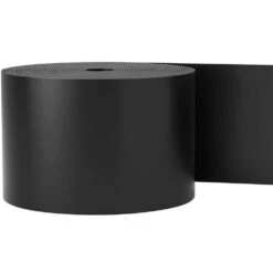 Landscape Edging 10 In. X 40 Ft. Recycled HDPE Coiled Terrace Board For Landscaping Against Invading Weeds, Black