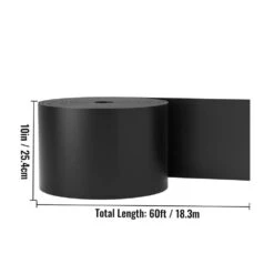 Plastic Landscape Edging 10 In. X 60 Ft. Recycled HDPE Coiled Terrace Board For Landscaping Against Invading Weeds -Vevor black vevor plastic edging pbcppztjycb60u63pv0 76 1000