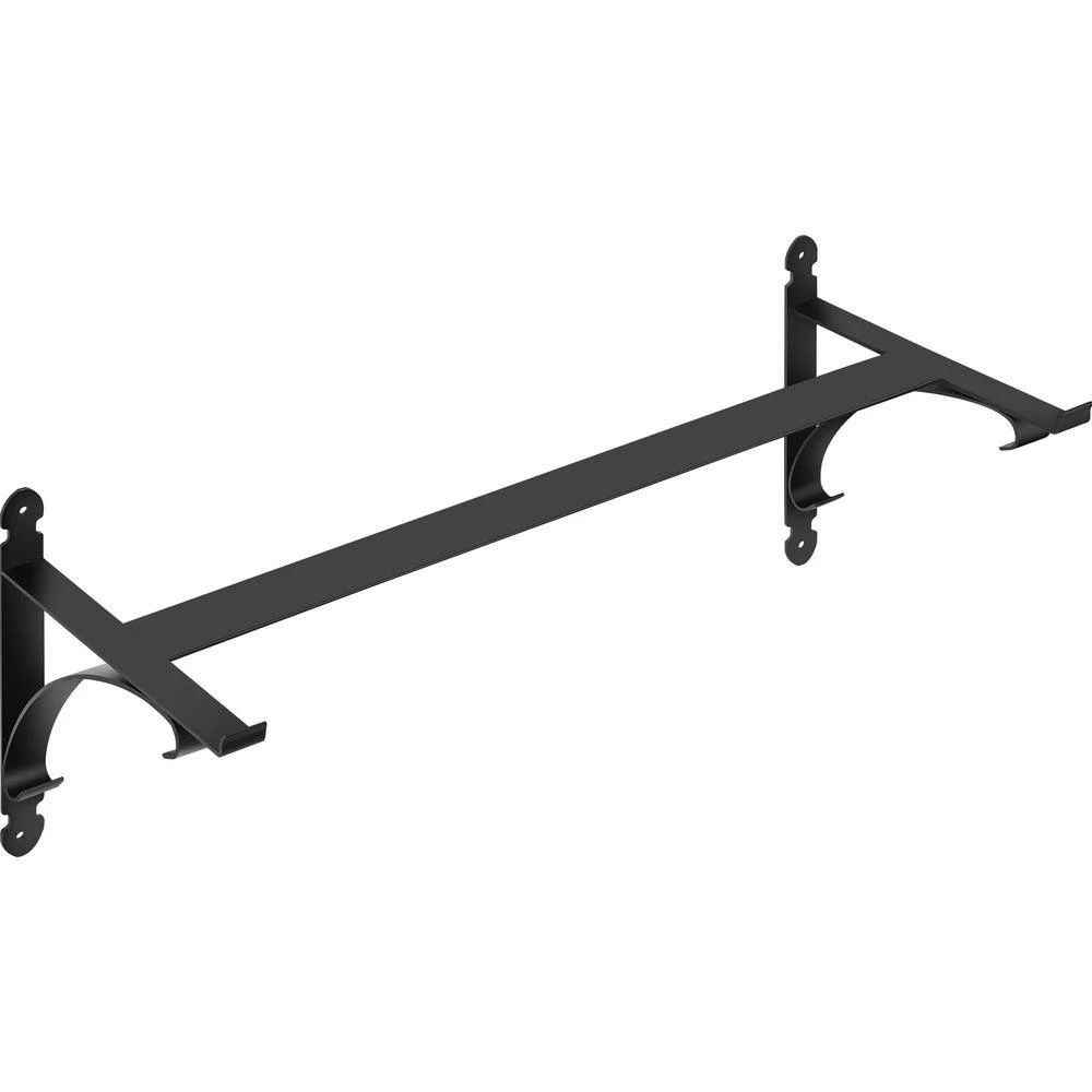 Planter Box Brackets 24 In. X 10.5 In. X 10 In. Black Iron Window Boxes And Troughs (1-Pack) 3 Planter Box Brackets 24 In. X 10.5 In. X 10 In. Black Iron Window Boxes And Troughs (1-Pack)