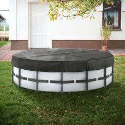 15 Ft. Round Pool Cover Solar Covers For Above Ground Pools Safety Pool Cover -Vevor black vevor winter pool covers dsycaqycg15f61twjv0 31 1000