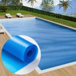 Solar Pool Cover, 28 X 14 Ft Rectangle Solar Blanket For Pools, Inground Above Ground Swimming Pool Solar Cover -Vevor blue vevor solar pool covers tynjrycmjx288gwvpv0 31 1000