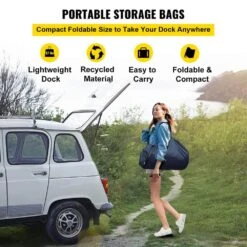 Inflatable Floating Dock 8 X 8 Ft. Inflatable Dock Platform With Electric Air Pump Inflatable Swim Platform 5-6 People -Vevor blues yellows white vevor pool floats ft8x8qb0000000001v1 fa 1000