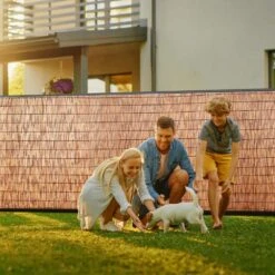 Reed Fence Backyard Landscaping Privacy Blind Fencing Screen 16.4 Ft. X 4 Ft., Decorative Fence For Backyard Garden -Vevor brown vevor garden fencing lwwl1jt164ft7s9r7v0 31 1000