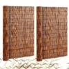 Natural Reed Fencing, 4 Ft. X 16.4 Ft., 2-Pack Reed Screen Curtain Balcony Reed Fence Roll Power Source -Vevor brown vevor garden fencing lwwl2jt164fthuji5v0 64 1000