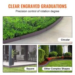 Steel Landscape Edging Steel Garden Edging Borders 0.59 In. W X 39 In. L X 3 In. H Strips Hammer-In Edging Brown -Vevor brown vevor metal edging cppz3inch162ambzev0 1f 1000