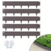 Steel Landscape Edging 5-pack Steel Garden Edging Borders 39 In. L X 4 In. H Strips Hammer-in Edging Border Metal Edging