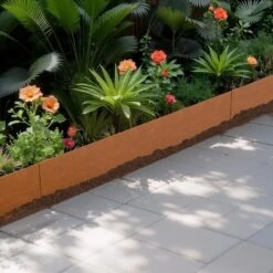 Steel Landscape Edging 6-Packs 40 X 6 X 0.06 In. Weather-Resistant & Pre-Rust Metal Landscape Brown Edging Garden Edging 17 Steel Landscape Edging 6-Packs 40 X 6 X 0.06 In. Weather-Resistant & Pre-Rust Metal Landscape Brown Edging Garden Edging -Vevor brown vevor metal edging nhgjspz6pcs4v29w9v0 31 1000