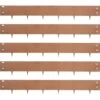 Steel Lawn Edging 5-Pieces Metal Landscape Edging 5 In. X 39 In. Garden Edging Border Grown Steel Border For Garden Yard -Vevor brown vevor metal edging pyczs5pcs5 39vqf2v0 64 1000