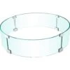 Fire Pit Wind Guard 24 X 24 X 6 In. Clear Tempered Glass Flame Guard 0.25 In.Thickness Round Glass Shield With Feet -Vevor clear vevor fire pit covers and accessories yxblffbyc246629sfv0 64 1000