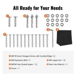 102 In. X 14.2 In. X 46.1 In., 8.5 Ft. Outdoor Firewood Rack With Cover Heavy-Duty Firewood Holder Waterproof Cover -Vevor firewood racks dcjpsygnjb102muxjv0 fa 1000