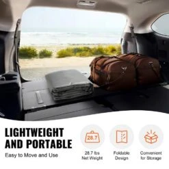 Carport Replacement Canopy Cover Top Plus Side Wall 10 Ft. X 20 Ft. Garage Tent Shelter Tarp Heavy-Duty Waterproof -Vevor gray vevor canopy parts ckpb10x20fth27h20v0 fa 1000