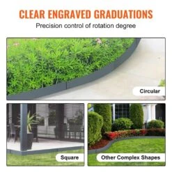 0.59 In. W X 39 In. L X 5 In. H Gray Edging Metal Steel Landscape Steel Garden Edging Borders Strips Hammer Edging -Vevor gray vevor metal edging cppz5inch162lc5rxv0 1f 1000