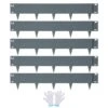 0.59 In. W X 39 In. L X 5 In. H Gray Edging Metal Steel Landscape Steel Garden Edging Borders Strips Hammer Edging -Vevor gray vevor metal edging cppz5inch162lc5rxv0 64 1000