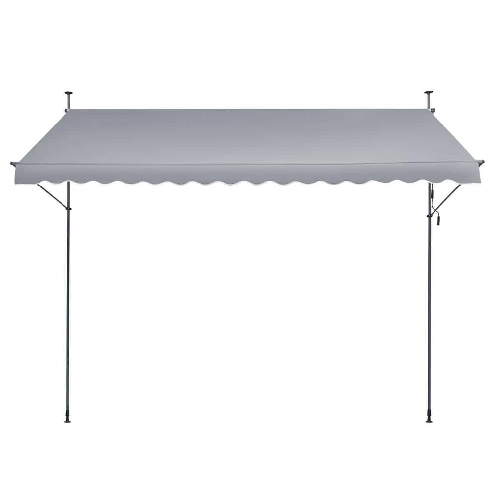 157 X 47 In. Patio Awning Retractable, Awning Sunshade Shelter With Manual Crank Handle, Outdoor Patio Canopy Sunsetter 3 157 X 47 In. Patio Awning Retractable, Awning Sunshade Shelter With Manual Crank Handle, Outdoor Patio Canopy Sunsetter