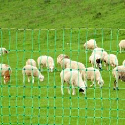 Electric Fence Netting 42 In. H X 164 Ft. L Polywire Net Fencing With Posts And Double-Spiked Stakes Utility Portable -Vevor green vevor garden fencing dxjcwlw42in1lycclv9 31 1000