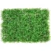 24 In. X 16 In. X 1.6 In. Artificial Boxwood Panels Grass Backdrop Wall Hedge Screen Vinyl Garden Fence 10-Piece -Vevor green vevor garden fencing mlczwq10pc24x1601v0 64 1000