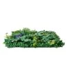 Artificial Grass Wall Panels, 8-Pieces 20 X 20 In. 3D Combination Greenery Boxwood Panel For Indoor Outdoor Green Decor