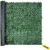 59 In. X 118 In. Faux Leaf Artificial Hedges 3-Layers Greenery Leaves Panel Ivy Privacy Fence Screen For Garden -Vevor green vevor garden fencing rzzwwlyc59118qv5nv0 64 1000