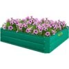 Raised Garden Bed 48 In. X 36 In. X 12 In. Metal Planter Box Green Galvanized Steel Raised Planter Boxes -Vevor green vevor raised planter boxes hyzzc48cfxk36cls1v0 64 1000
