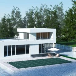 16 Ft. X 32 Ft. Rectangle In-Ground Child Safety Pool Covers Pool Safety Cover For Swimming -Vevor green vevor safety pool covers yycm16x32ycycg001v0 31 1000