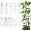 11.8 In. X 11.8 In. X 46.1 In. Tomato Cages Square Plant Support Cages Green Steel Tomato Towers For Plants (10-Pack) -Vevor green vevor tomato cages fxkzdfqzz12468sd0v0 64 1000