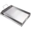 Stainless Steel Griddle 23.5 In. X 16 In. Pre-Seasoned Stove Top Griddle Non-Stick Family Pan Cookware