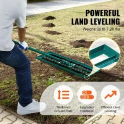 Lawn Leveling Rake 30 In. X 10 In. Level Lawn Tool Heavy-duty Lawn Leveler With 78 In. Steel Extended Handle Rake Suit -Vevor landscaping rakes cppzp1030000q4vm8v0 4f 1000