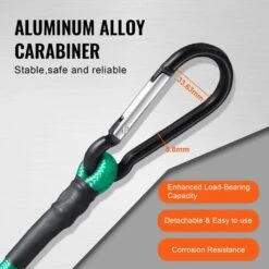 30 Piece Bungee Cords Assortment, 8 Mm Heavy Duty Bungee Straps W/ A3 Steel Carabiners, Includes 10 In., 18 In., 24 In. -Vevor multi colored vevor plant hangers dlkzdw30pcsygxayrv0 44 1000