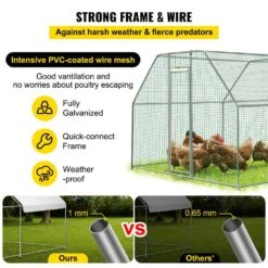 Large Metal Chicken Coop Run Walk Chicken Run Poultry Cage Hen House 231.6 In. X 117.6 In. X 78 In. Greenhouse 12 Large Metal Chicken Coop Run Walk Chicken Run Poultry Cage Hen House 231.6 In. X 117.6 In. X 78 In. Greenhouse -Vevor multi vevor greenhouse supplies hwj9 218 56 5e0cjv0 4f 1000