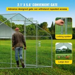 Large Metal Chicken Coop Run Walk-in Chicken Runs Waterproof Cover Poultry Cage Hen House 12.8 X 9.8 X 6.5 Ft Greenhouse -Vevor multi vevor greenhouse supplies hwjlj139 86 51zmdv0 44 1000