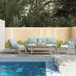 Natural Bamboo Slat Screening Eco-Friendly Privacy Bamboo Slat Fence 3 Ft. H X 19.6 Ft. L, Bamboo Fence -Vevor natural wood vevor garden fencing zwl196ft33ft8p7dqv0 31 1000