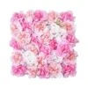 3D Flower Wall Panel, 12 PCS 15 X 15 In. Artificial Floral Wall Background Mesh Backing Mat, Easy Installation -Vevor pink vevor garden fencing pjsrzzwq12pcuty5vv0 64 1000
