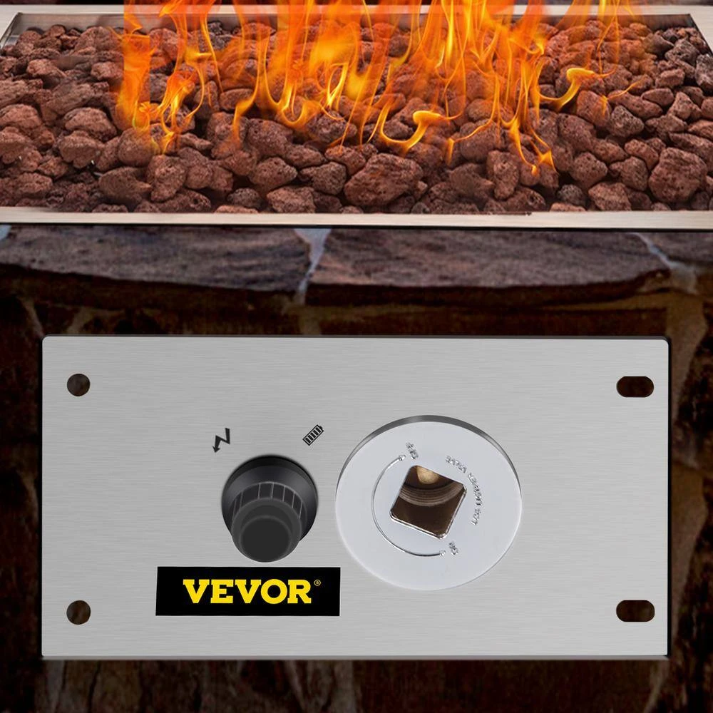 Fire Pit Gas Burner Spark Ignition Kit 300K BTU Fire Pit Ignition System With 1/2 In. Key Valve Fire Pit Igniter, Silver 10 Fire Pit Gas Burner Spark Ignition Kit 300K BTU Fire Pit Ignition System With 1/2 In. Key Valve Fire Pit Igniter, Silver - Image 8