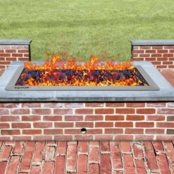 Fire Pit Pan 37.5 X 14 In. Stainless Steel Rectangular Fire Pit Pan And Burner 150 K BTU Built-in Fire Pit Pan 17 Fire Pit Pan 37.5 X 14 In. Stainless Steel Rectangular Fire Pit Pan And Burner 150 K BTU Built-in Fire Pit Pan -Vevor silver vevor gas fire pits skhp36x12x2000001v0 31 1000